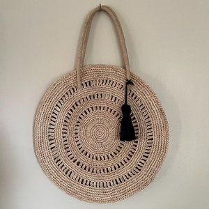 Maison N.H Paris Raffia Round Bag